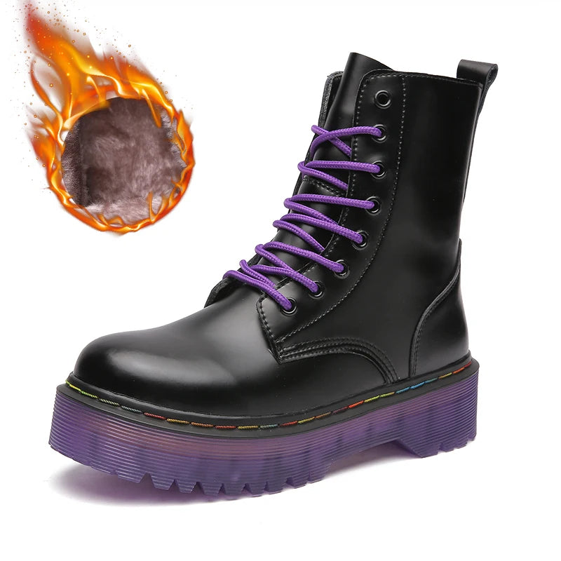 Funki Findz | Boots | Men's Women's 8-Hole Real Leather Boots