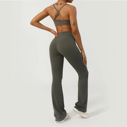 Funki Findz | Pants | Women's High Waist Bootcut Yoga Pants