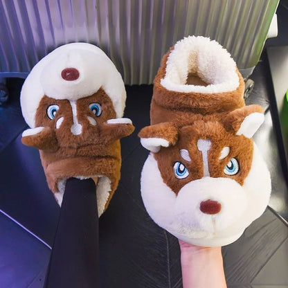 Funki Findz | Shoes | Women's Cute Alaskan Dog Warm Slippers