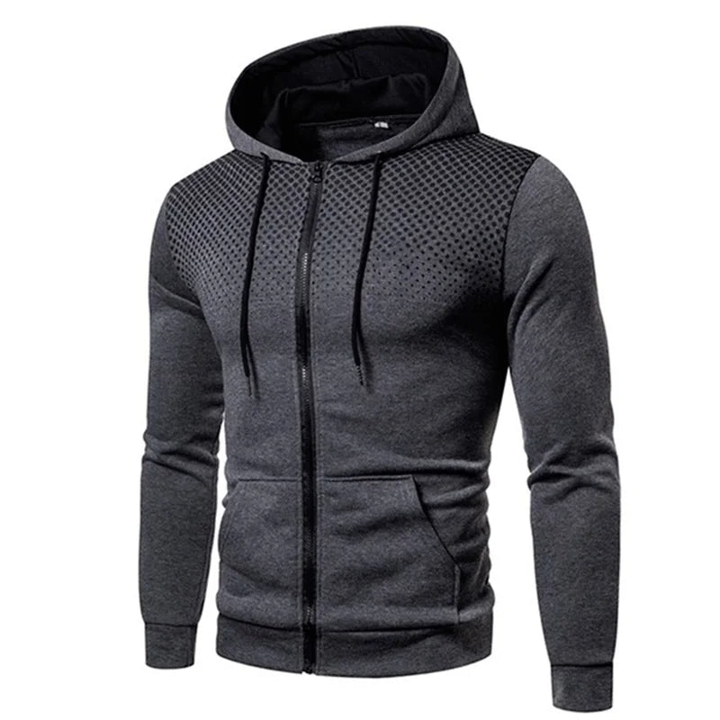 Funki Findz | Sweaters | Men's Zip Up Tie Up Hoodie Pullovers