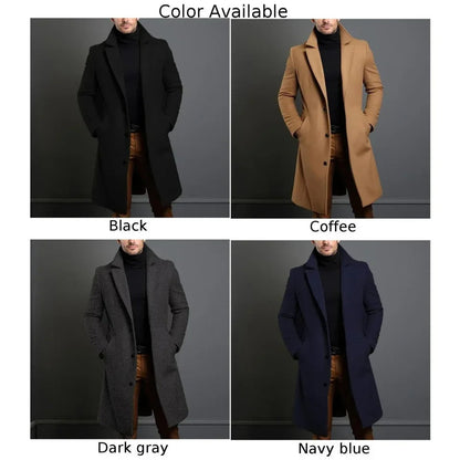 Funki Findz | Jackets | Men's Elegant 3/4 Casual Business Coats