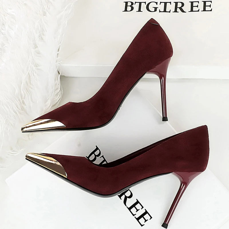 Funki Findz | Shoes | Women's Leopard Print Stilettos Metal Heel