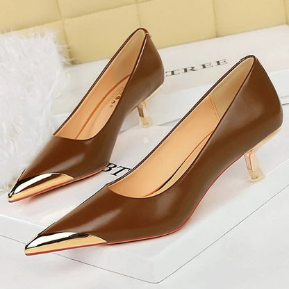 Funki Findz | Shoes | Women's Dress Shoes Metal Toe and Heel