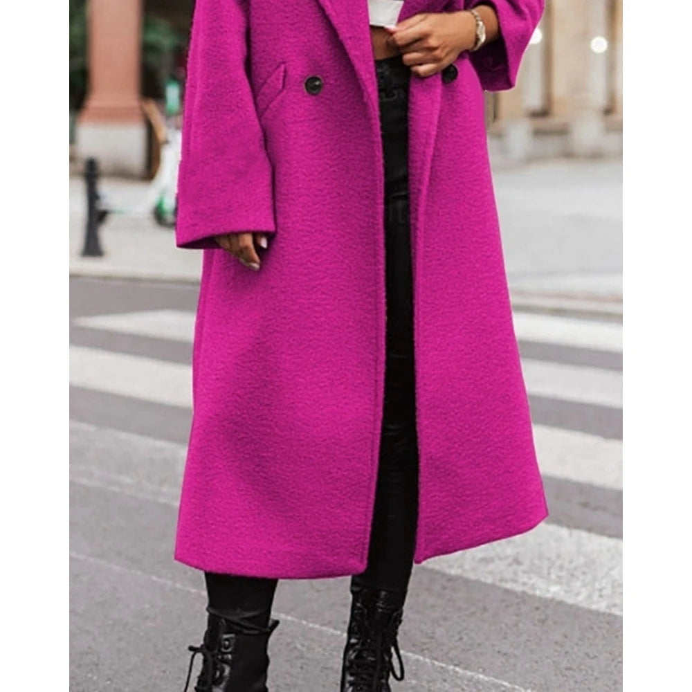 Funki Findz | Jackets | Women's Long Single Buttoned Overcoat