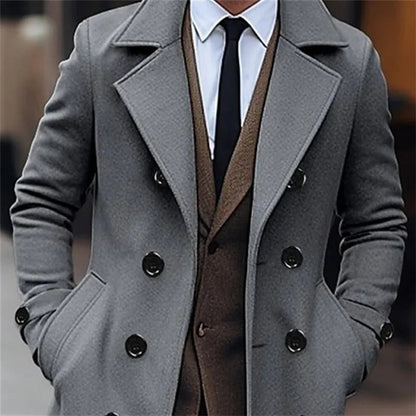 Funki Findz | Jackets | Men's Large Button Business Overcoat