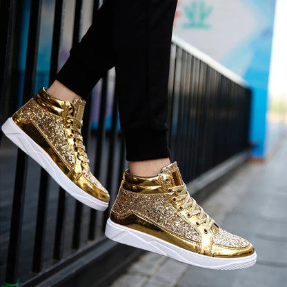 Funki Findz | Boots | Men's Women's Bling Lace Up Sneakers