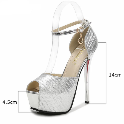 Funki Findz | Shoes | Women's Super High Bling Party Platforms