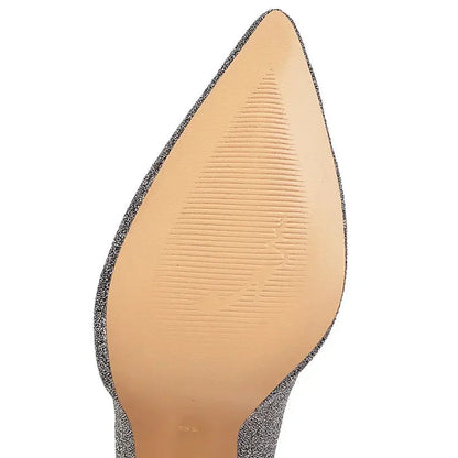 Funki Findz | Boots | Women's Cloth Leopard Print Stiletto Boots
