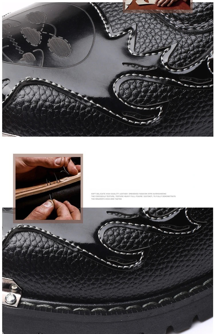 Funki Findz | Boots | Men's Gothic Punk Buckle Strap Biker Boots