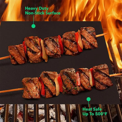 Funki Findz | Grill Mats | 4 Pcs Large Non Stick Oven Grill Mats