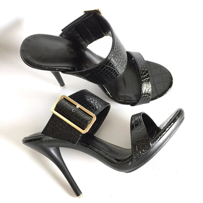 Funki Findz | Shoes | Women's Big Buckle High Heel Slides