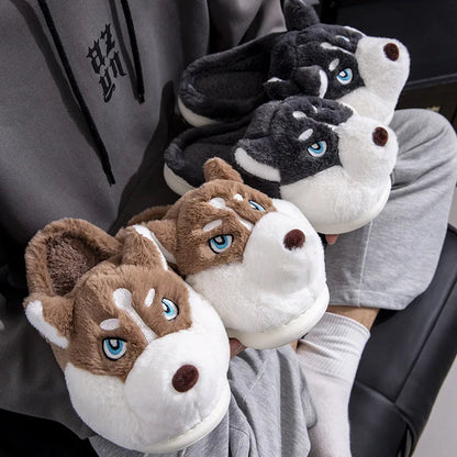Funki Findz | Shoes | Women's Cute Alaskan Dog Warm Slippers