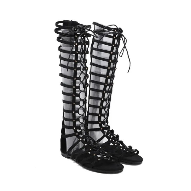 Funki Findz | Shoes | Women's Knee High Gladiator Sandals