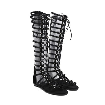 Funki Findz | Shoes | Women's Knee High Gladiator Sandals