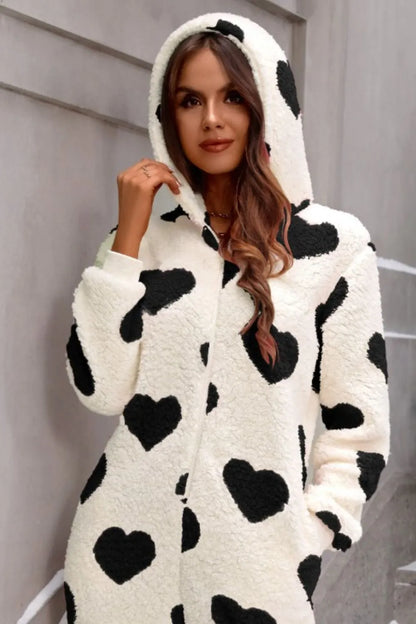 Funki Findz | Pants | Sleepwear | Women's Heart Zip Up Onesee