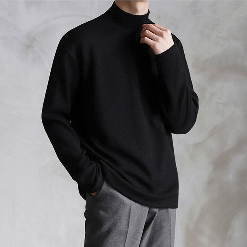 Funki Findz | Sweaters | Men's Thin Lightweight Mock Turtleneck