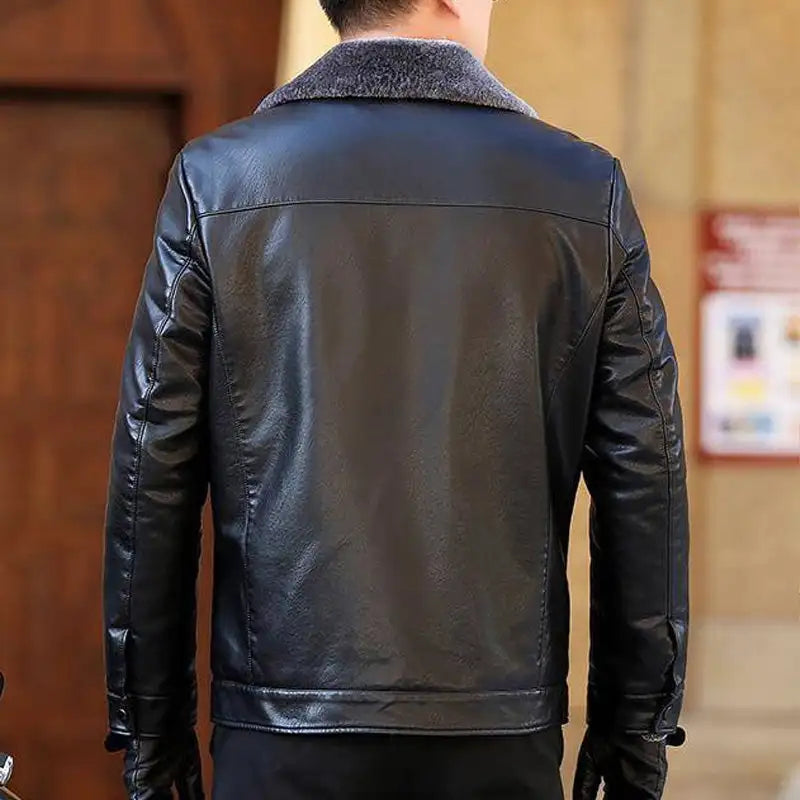Funki Findz | Jackets | Men's Luxury Faux Leather Winter Jacket