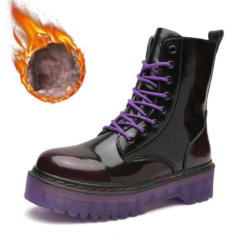 Funki Findz | Boots | Men's Women's 8-Hole Real Leather Boots
