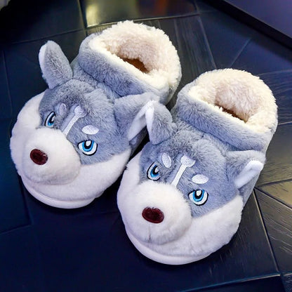 Funki Findz | Shoes | Women's Cute Alaskan Dog Warm Slippers