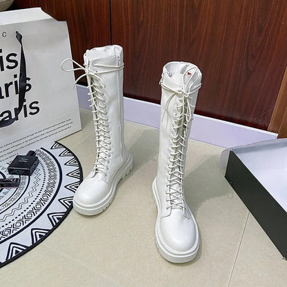 Funki Findz | Boots | Women's Gothic Lace Up High Top Boots