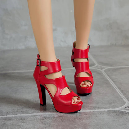 Funki Findz | Shoes | Women's Block Heeled Platform Sandals