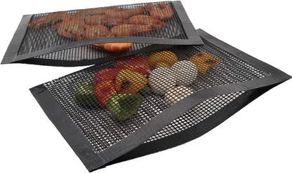 Funki Findz | Grill Bags | Non-Stick BBQ Grill Mesh Cooking Bags