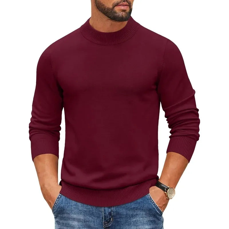 Funki Findz | Sweaters | Men's Slim Fit Round-neck Casual Pullover
