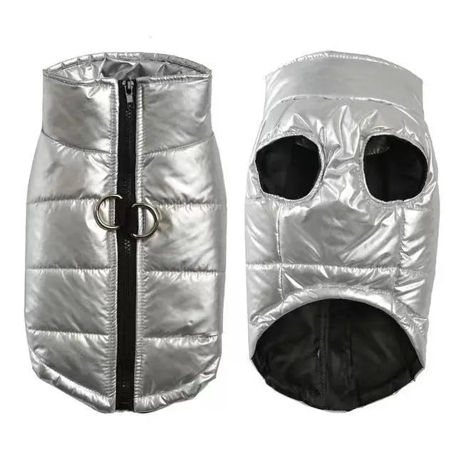 Funki Findz | Dog Jackets | Gold Fluro Zip Up Vest | Dog Harness