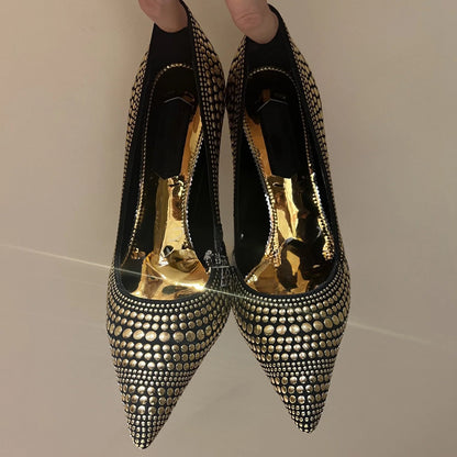 Funki Findz | Shoes | Women's Luxury Metallic Designer Slip-Ons