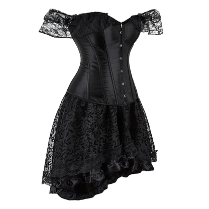 Funki Findz | Dresses | Women's Gothic Punk Corset Dress Set