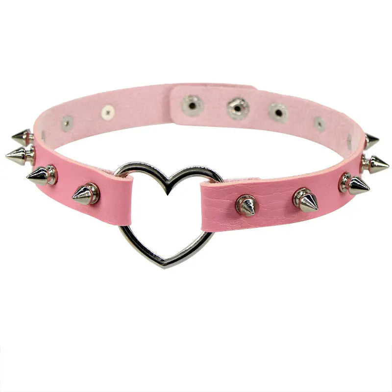 Funki Findz | Necklaces | Women's Heart Choker Cosplay Collars