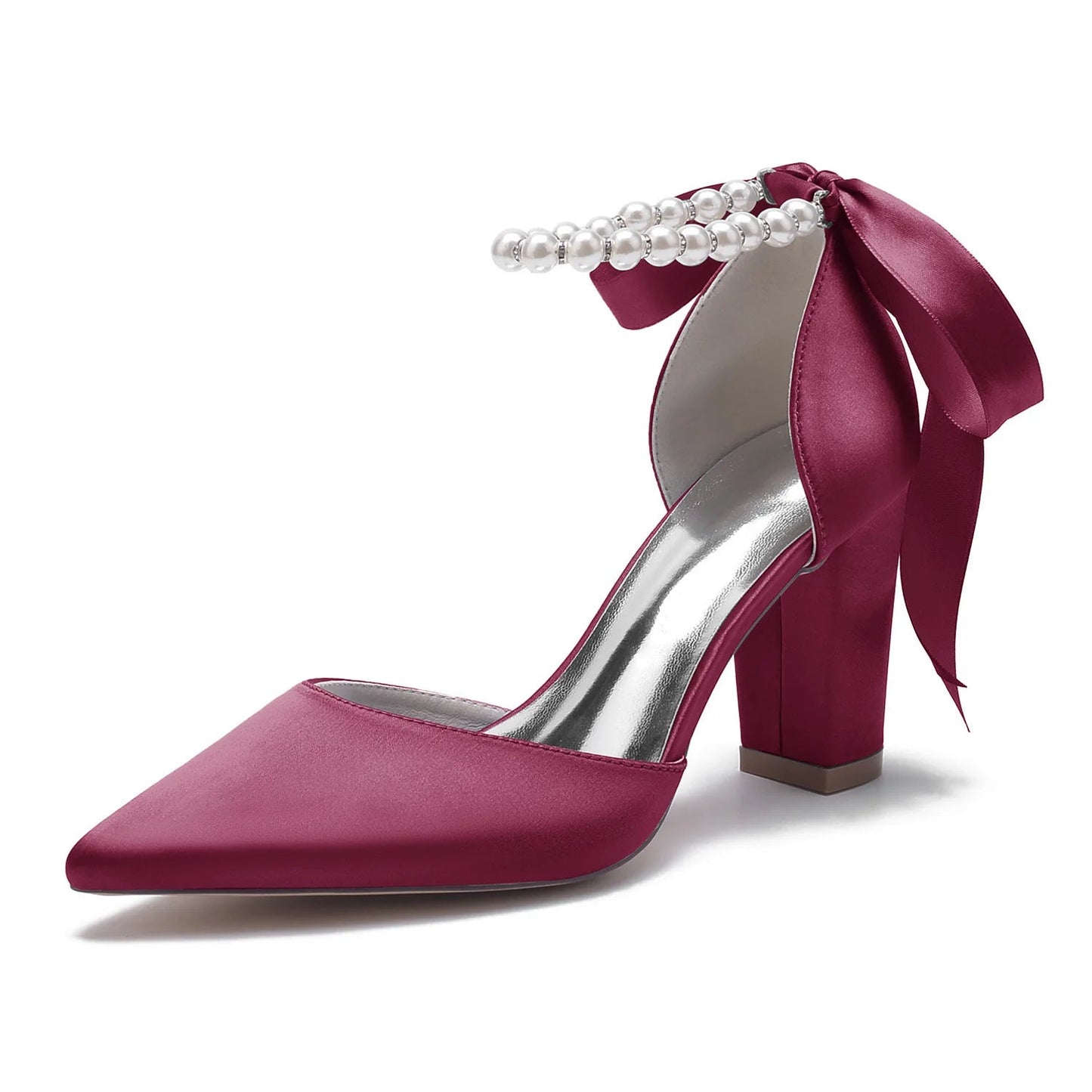 Funki Findz | Shoes | Women's Luxury Satin Tie Bridal Shoes