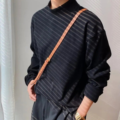 Funki Findz | Sweaters | Men's Thin Lightweight Mock Turtleneck