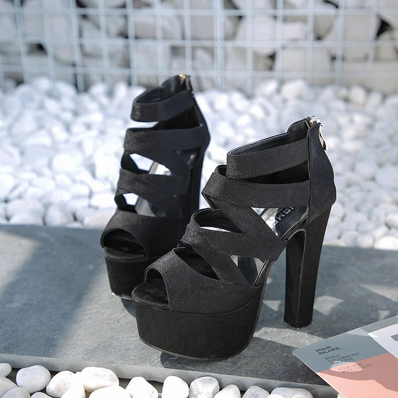 Funki Findz | Shoes | Women's Cross Strap Gladiator Sandals