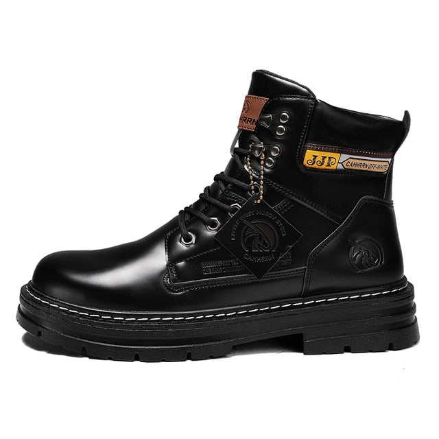 Funki Findz | Boots | Men's High Top Boots Leather Work Boots