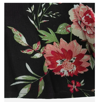 Funki Findz | Dresses | Women's Plus Floral Flare Sleeve Dress