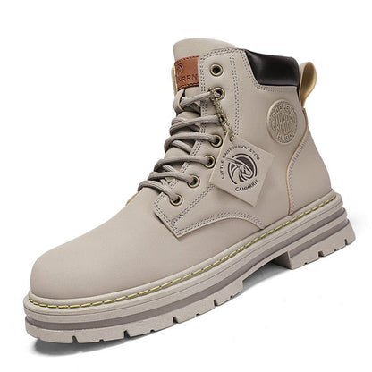 Funki Findz | Boots | Men's High Top Boots Leather Work Boots