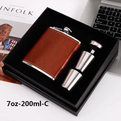 Funki Findz | Hip Flasks | Hip Flask Drink Gift Box Sets 6oz-8oz