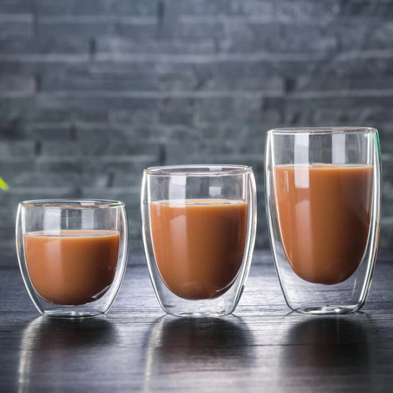 Funki Findz | Cups | Glass Double Wall Borosilicate Mug Sets