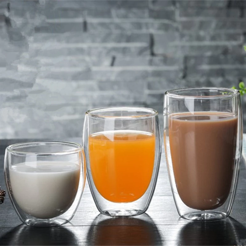 Funki Findz | Cups | Glass Double Wall Borosilicate Mug Sets
