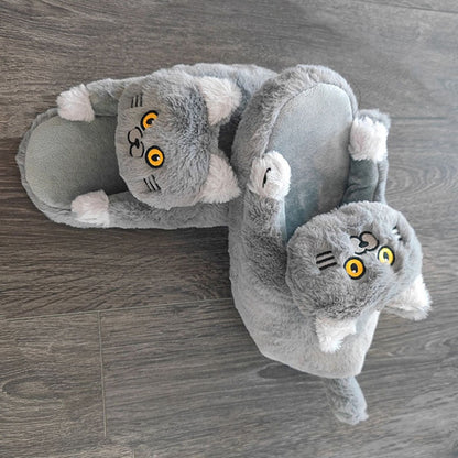 Funki Findz | Shoes | Women's Soft Cat Hug Slippers