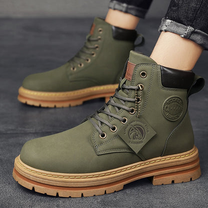 Funki Findz | Boots | Men's High Top Boots Leather Work Boots