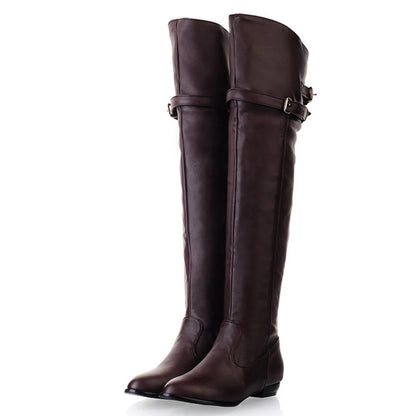 Funki Findz | Boots | Women's Over-The-Knee-High Flat Boots