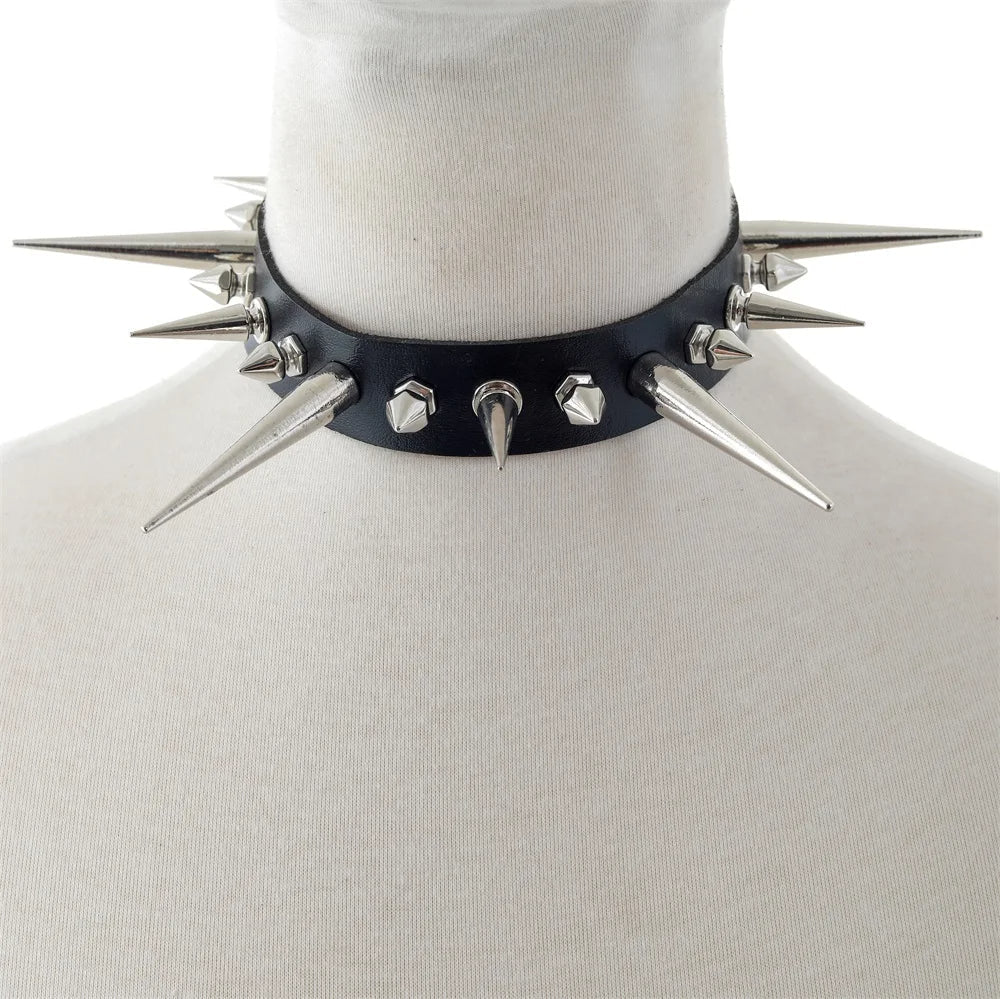 Funki Findz | Necklaces | Women's Punk Spike Collar Necklace