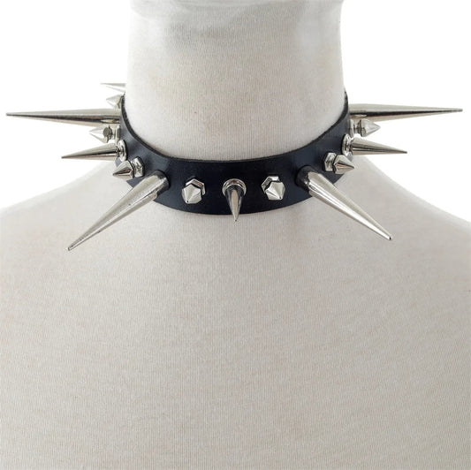Funki Findz | Necklaces | Women's Punk Spike Collar Necklace