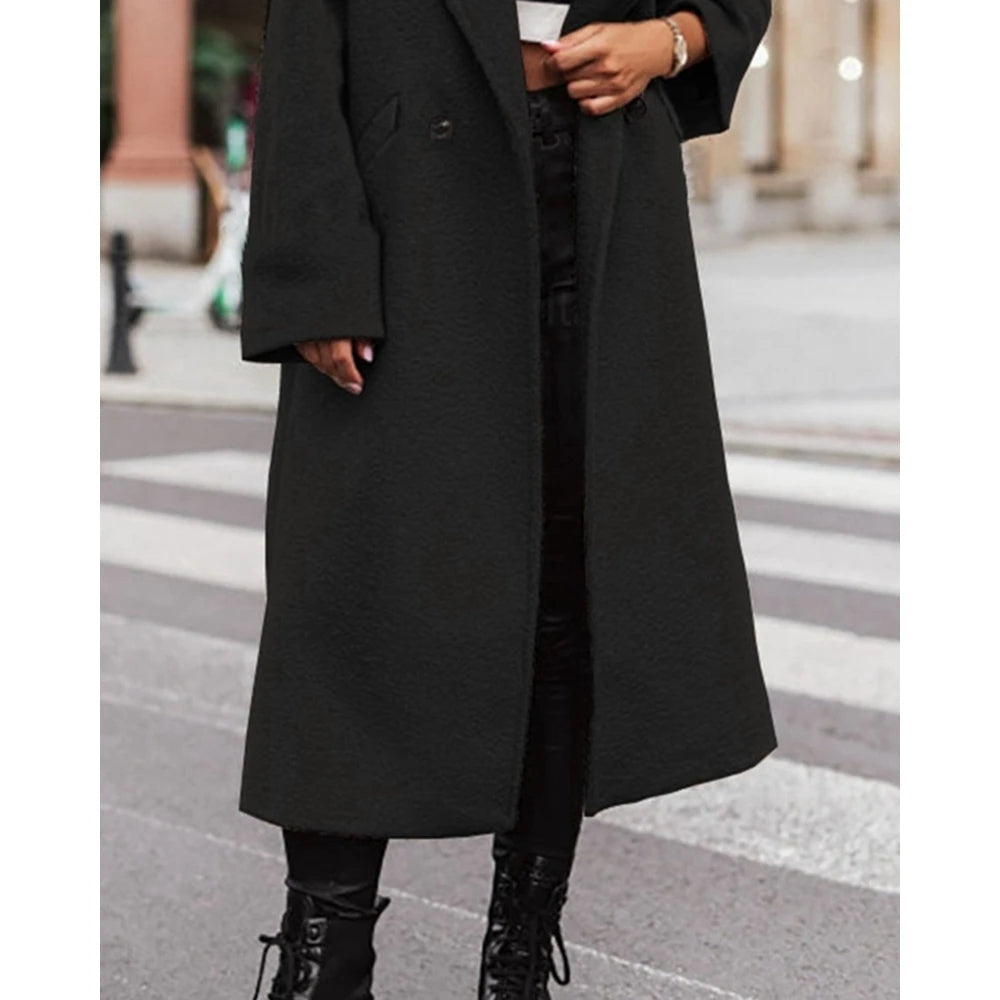 Funki Findz | Jackets | Women's Long Single Buttoned Overcoat