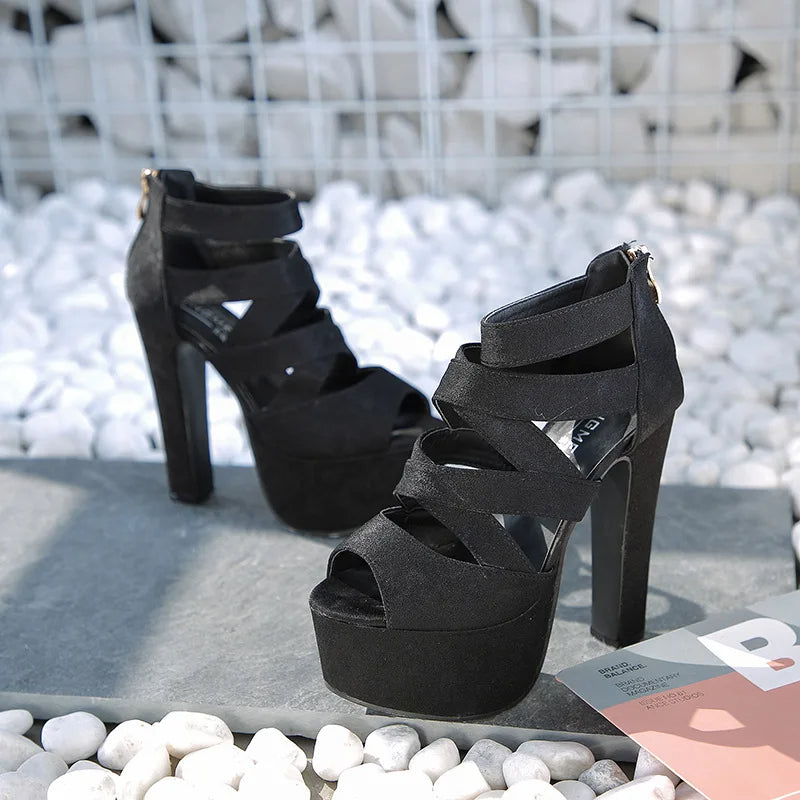 Funki Findz | Shoes | Women's Cross Strap Gladiator Sandals