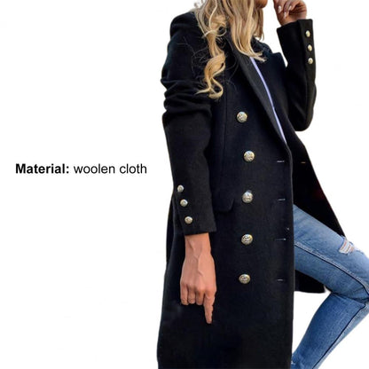 Funki Findz | Jackets | Women's Military Style Buttoned Overcoat