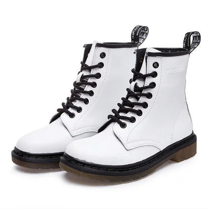 Funki Findz | Boots | Unisex Genuine Leather Lace Up Ankle Boot