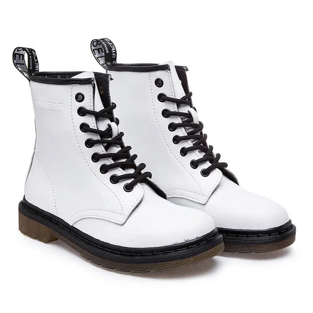 Funki Findz | Boots | Unisex Genuine Leather Lace Up Ankle Boot
